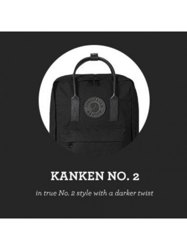 [特別版] Black Edition Fjallraven Kanken No.2 - Black 